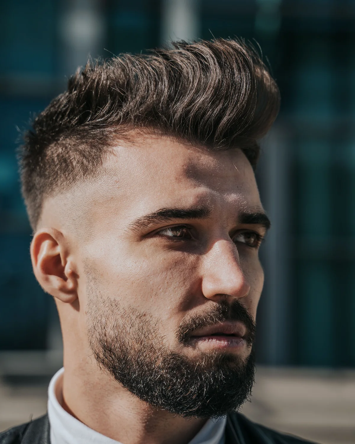 Mid Fade erkek saç modeli