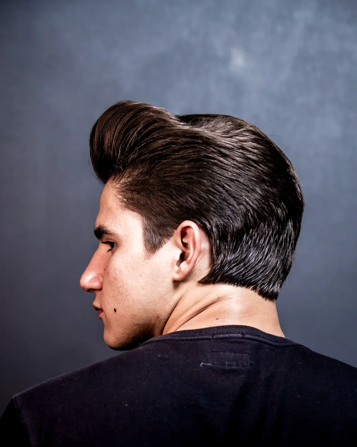 Slick Back erkek saç modeli
